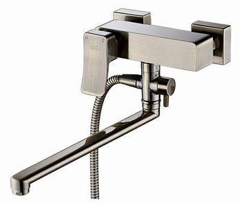 Exter 1602L Смеситель для ванны с длинным изливом — фото 1, Смеситель для ванны