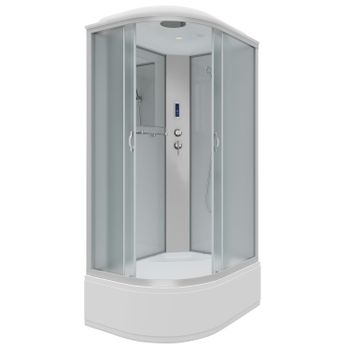 Душевая кабина Niagara Classic NG-2310-14RP (120х80х215) высокий поддон(40см),стекло матовое,4 места — фото 1, Душевые кабины