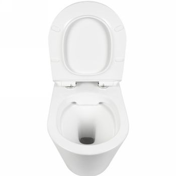 Унитаз Bond F03-10 подвесной Белый с сиденьем Микролифт — фото 10, Подвесные унитазы