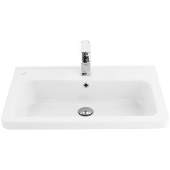 Раковина Creavit Ipek 70 IP070-00CB00E-0000 Белая — фото 1, Раковины подвесные