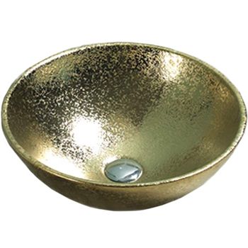 Раковина-чаша CeramaLux 41 7226SJ Золото — фото 1, Раковины накладные