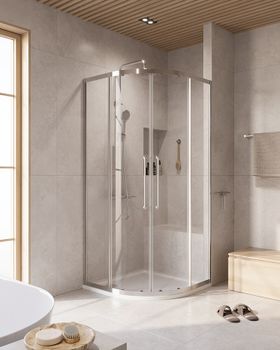 Душевой уголок CEZARES RELAX-304-R-2-90-C-CR — фото 1, Душевые уголки