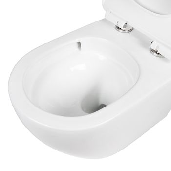 Унитаз Bond Oval F12-10 подвесной с сиденьем Микролифт — фото 2, Подвесные унитазы