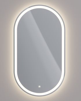 Зеркало LUNO , 55*100см, сенсорный выключатель, LED-подсветка, ф-ция антизапотевания — фото 5, Зеркала в ванную комнату