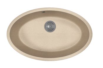 Florentina Мойка "Вега Овал", песочный FS — фото 1, Кухонные мойки