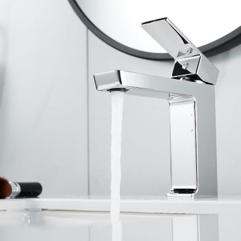 Смеситель для раковины Rose R18 R1801-1 Хром — фото 9, Смесители для раковины