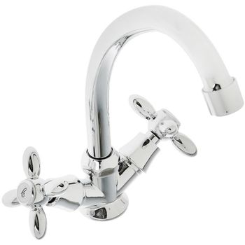 Смеситель для кухни Accoona Эконом A5678 Хром — фото 1, Смесители для кухни