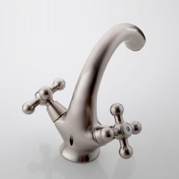 Смеситель для раковины Haiba HB1019-5 Сатин — фото 7, Смесители для раковины