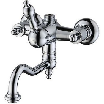 Смеситель для ванны Caprigo Adria-Uno Metal Edition 02M-519-crm Хром — фото 1, Смеситель для ванны