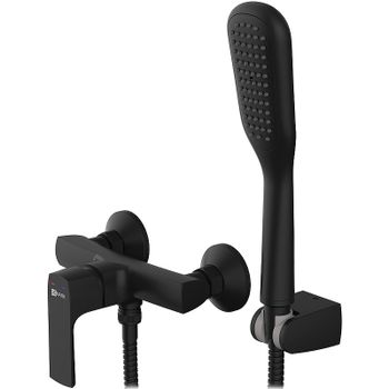 Смеситель для душа Lemark Ursus LM7203BL Черный матовый — фото 1, Смеситель для душа