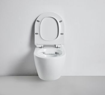 Унитаз Bond F01-10 подвесной Белый с сиденьем Микролифт — фото 3, Подвесные унитазы