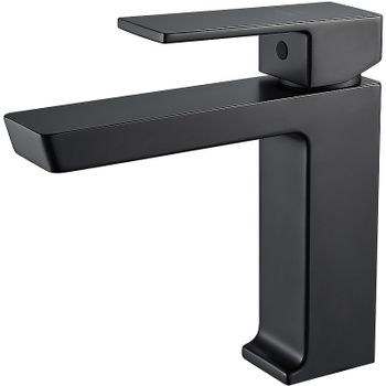 Смеситель для раковины Rose R18H R1801H-1 Черный матовый — фото 1, Смесители для раковины