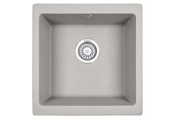 Granula-4451, БАЗАЛЬТ, кухонная мойка, кварц — фото 1, Кухонные мойки