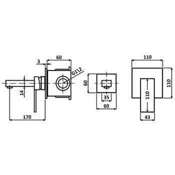 Смеситель для раковины ALMAes Liva TVZ-1842 Хром — фото 2, Смесители для раковины
