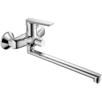 Смеситель для ванны Haiba HB22198 универсальный Хром — фото 1, Смеситель для ванны