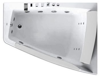 Акриловая ванна Gemy G9056BR 170х130 с гидромассажем — фото 3, Акриловые ванны