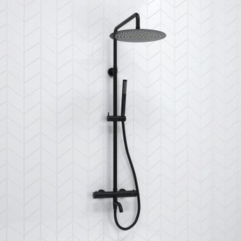 A288.160.217.BM Thermo Душевой комплект с термостатическим смесителем — фото 1, Душевые стойки
