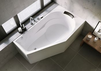 Акриловая ванна Riho Yukon 160х90 L B009012005 (BD7500500000000) без гидромассажа — фото 2, Акриловые ванны