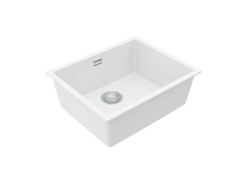 Мойка для кухни ALVEUS OMNI 30 GRANITAL ARCTIC-G11 550x450x198 с сифоном 1145083 — фото 2, Кухонные мойки