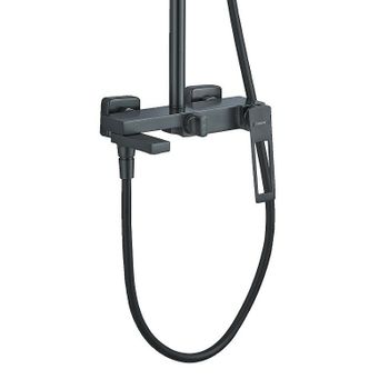 Душевая система Haiba HB24817-3 Пепельный — фото 5, Душевые стойки