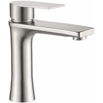 Смеситель для раковины Haiba HB10807 Нержавеющая сталь — фото 1, Смесители для раковины