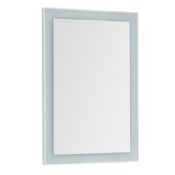 Зеркало KVADRO, 60x85 см, инфракрасный выключатель, LED-подсветка — фото 1, Зеркала в ванную комнату