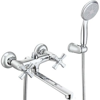 Смеситель для ванны Lemark Benefit LM2513C универсальный Хром — фото 1, Смеситель для ванны