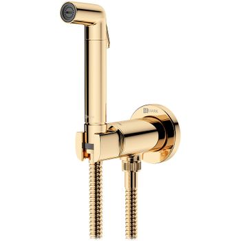Гигиенический душ со смесителем Lemark Solo LM7171G Золото — фото 1, Гигиенические души