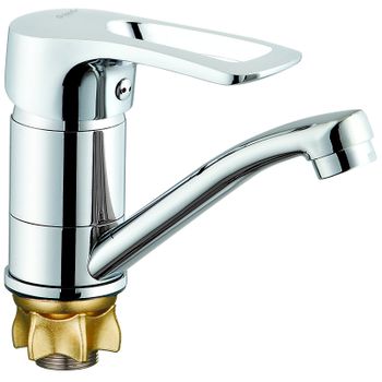 Смеситель для раковины G-Lauf 4G4-B181 Хром — фото 1, Смесители для раковины