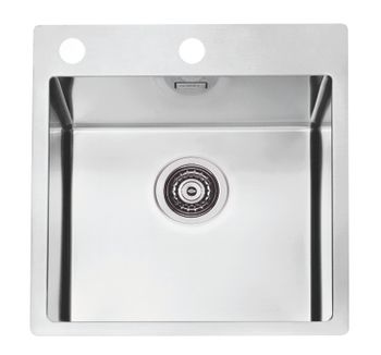 Мойка для кухни PURE 20 KMB-90 465X525 в комплекте с сифоном 1127252, — фото 1, Кухонные мойки