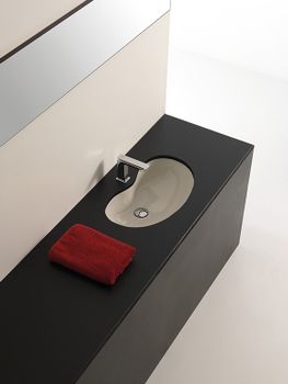 Раковина Artceram Idea 60 IDL001 01 00 Белая — фото 3, Раковины встраиваемые снизу