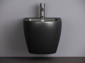 Биде Ceramicanova Metropol CN4003MB подвесное Черное — фото 8, Биде подвесные
