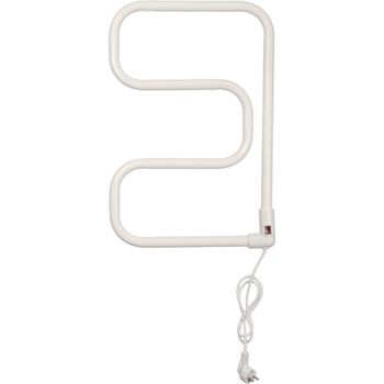 Электрический полотенцесушитель Domoterm E-образный DMT 104-25 40*60 EK R Белый — фото 1, Электрические полотенцесушители