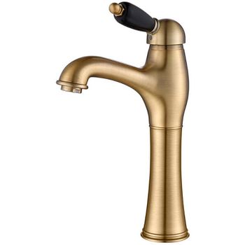 Смеситель для раковины Caprigo Adria-Uno Black Edition 02B-525-vot Бронза — фото 1, Смесители для раковины