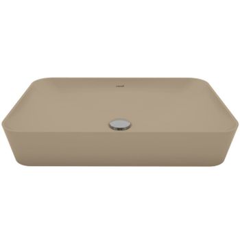 Раковина-чаша Creavit Ultra 60 UL060-00CM00E-0000 Капучино матовая — фото 1, Раковины накладные