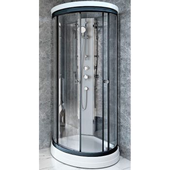 Душевая кабина Radomir Стронг 110x110 1-05-6-0-0-1820 без гидромассажа — фото 1, Душевые кабины