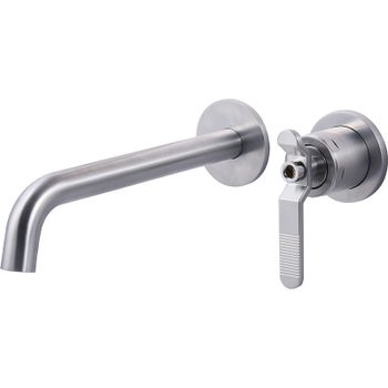 Смеситель для раковины Bronze de Luxe 1760'S 5530CC Хром матовый — фото 1, Смесители для раковины