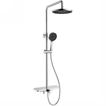 Душевая система AQUAme AQM8002CR Хром — фото 1, Душевые стойки