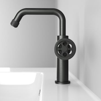 Смеситель для раковины Iddis Grange GRAGMR0i01 Графит матовый — фото 4, Смесители для раковины