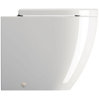 Унитаз GSI Pura 880411 приставной Белый глянцевый без сиденья — фото 3, Приставные унитазы