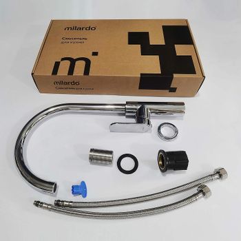 Смеситель для кухни Milardo Meal M01SBJHM05 Хром — фото 7, Смесители для кухни