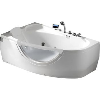 Акриловая ванна Gemy 161х96 G9046 K L с гидромассажем — фото 1, Акриловые ванны
