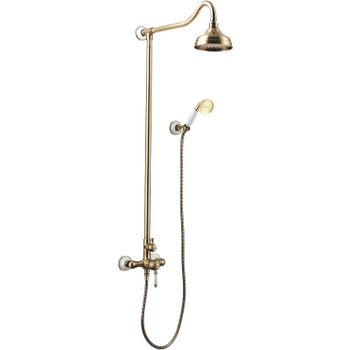 Душевая система Lemark Villa LM4860B Бронза — фото 1, Душевые стойки