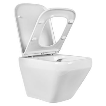 Унитаз подвесной безободковый Aquatek ЛИРА AQ1155-00, 490*365*320 мм, горизонтальный выпуск, тонкое  — фото 5, Подвесные унитазы