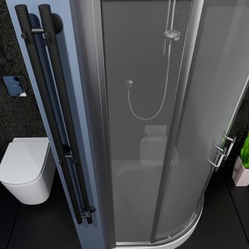 Электрический полотенцесушитель Маргроид Inaro 1200x60 Inaro-1206-1049-9005R правый Черный матовый — фото 4, Электрические полотенцесушители