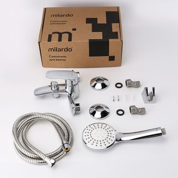 Смеситель для ванны Milardo Rora RORSB00M02 Хром — фото 4, Смеситель для ванны
