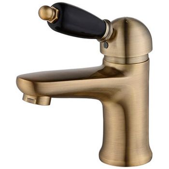 Смеситель для раковины Caprigo Adria-Uno Black Edition 02B-522-vot Бронза — фото 1, Смесители для раковины