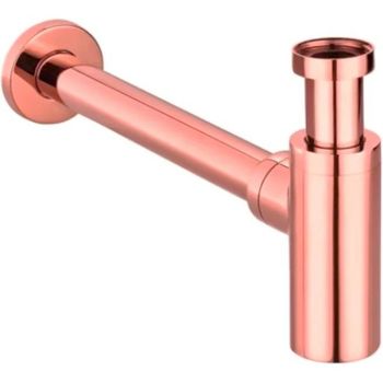 Сифон для раковины Remer 958LRL Медь глянцевая — фото 1, Сифоны для раковины