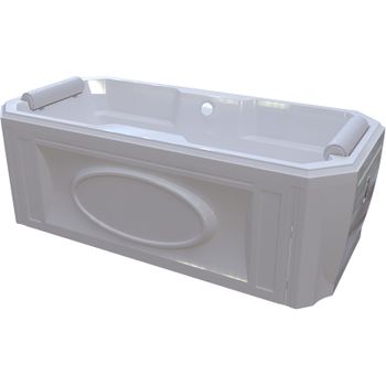 Акриловая ванна Radomir Fra Grande Фернандо 190x90 4-01-3-0-1-421 Золото без гидромассажа — фото 4, Акриловые ванны