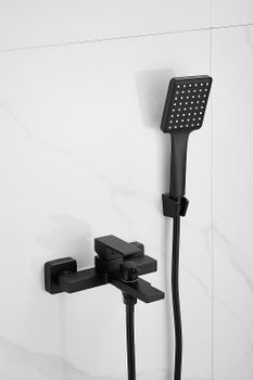 Смеситель для ванны Belz B613-7 B60613-7 Черный — фото 3, Смеситель для ванны